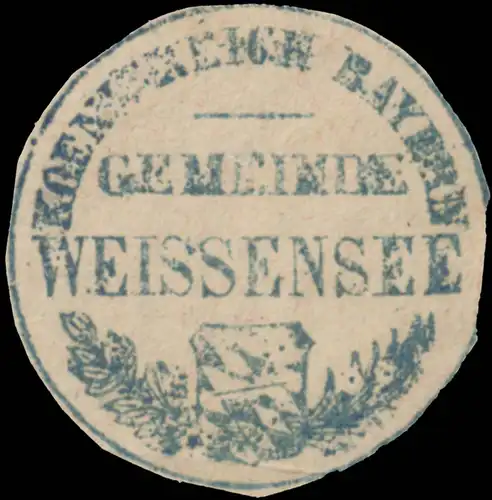 K. Bayern Gemeinde Weissensee