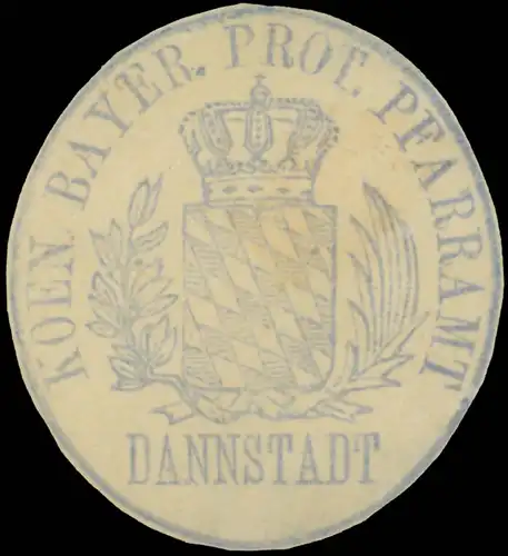 KÃ¶n. Bayer. Prot. Pfarramt Dannstadt