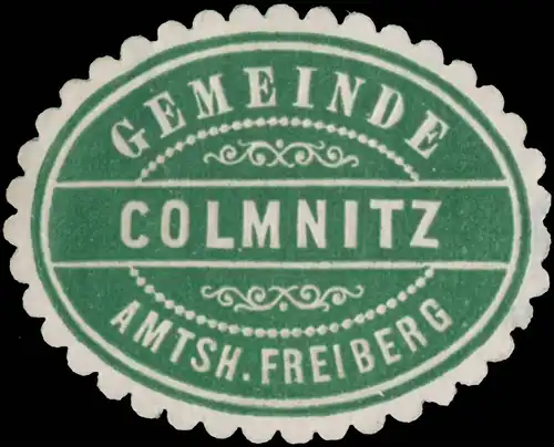 Gemeinde Colmnitz Amtsh. Freiberg