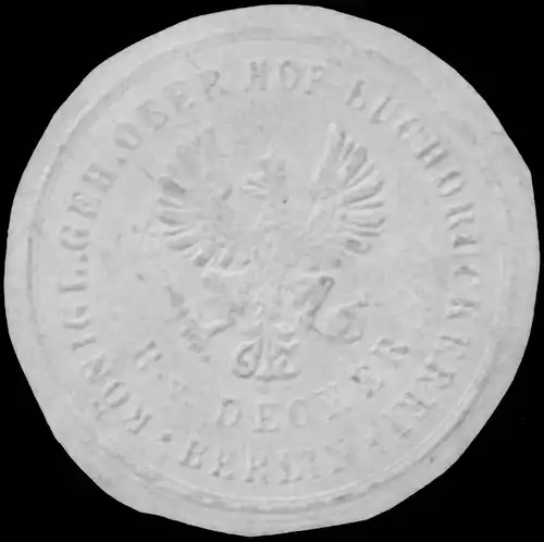 Königl. Geh. Ober-Hof-Buchdruckerei R.v. Decker