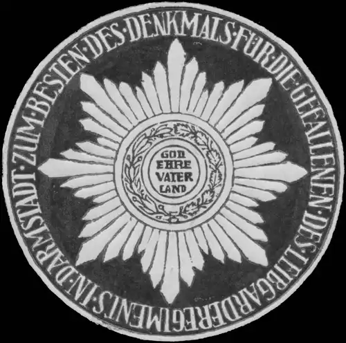 zum Besten des Denkmals für die Gefallenen des Leibgarderegiments in Darmstadt