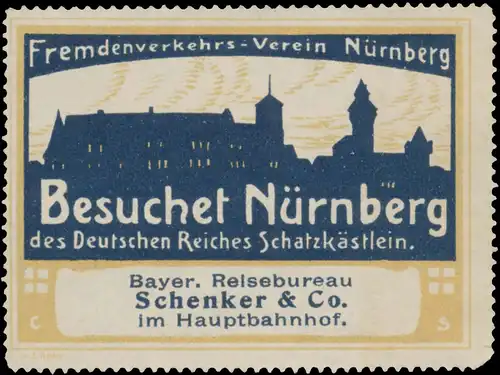 Besuchet Nürnberg des Deutschen Reiches Schatzkästlein