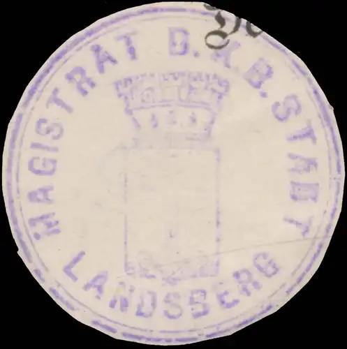 Magistrat der K.B. Stadt Landsberg
