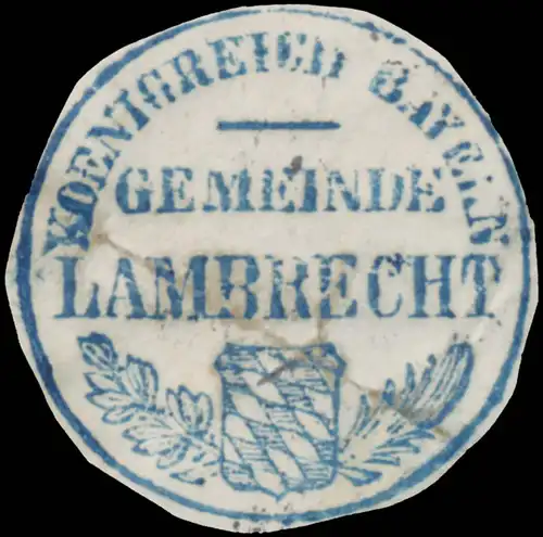 K. Bayern Gemeinde Lambrecht