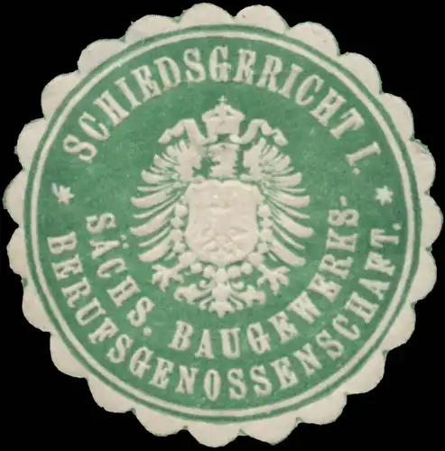 Schiedsgericht I. Sächs. Baugewerks-Berufsgenossenschaft
