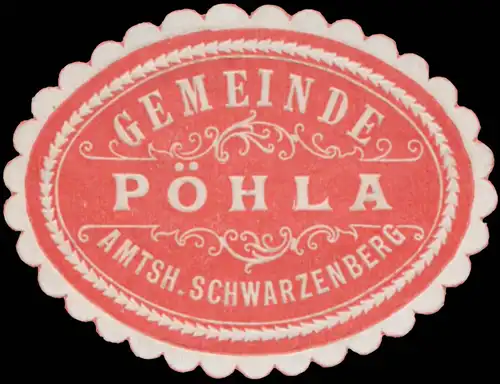 Gemeinde PÃ¶hla Amtsh. Schwarzenberg