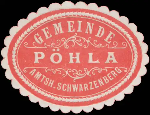 Gemeinde Pöhla Amtsh. Schwarzenberg