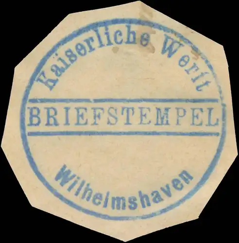 K. Werft Wilhelmshaven