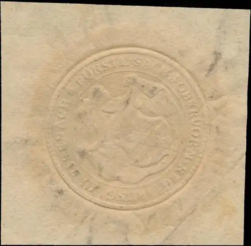 FÃ¼rstl. SÃ¤chs. Obervorm. Regierung zu Eisenach