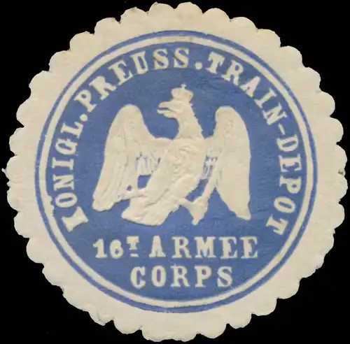 K.Pr. Train-Depot 16. Armeecorps