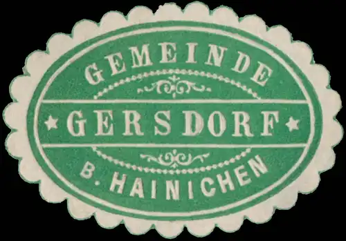 Gemeinde Gersdorf bei Hainichen