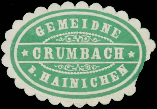 Gemeinde Crumbach bei Hainichen