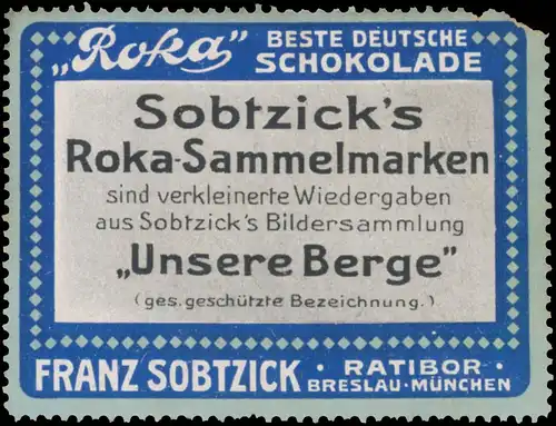 Sobtzicks Roka-Sammelmarken