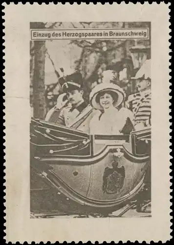 Einzug des Herzogpaares in Braunschweig