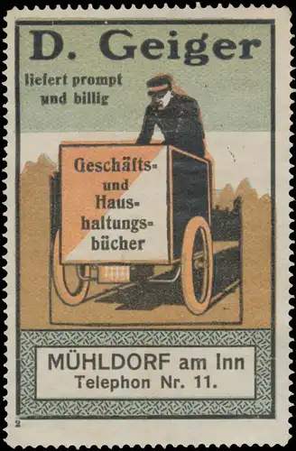 D. Geiger liefert prompt und billig