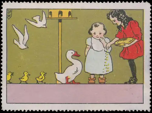 Kinder füttern Tiere