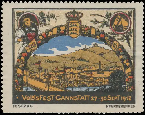 Volksfest - Festzug - Pferderennen