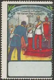 Bismarck in Audienz bei Kaiser Franz Joseph 1852