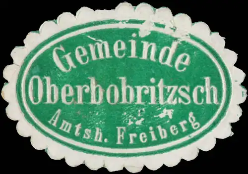 Gemeinde Oberbobritzsch Amtsh. Freiberg