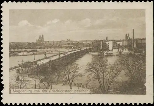 Magdeburg von der Friedrichstadt gesehen