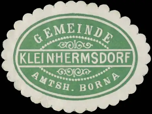 Gemeinde Kleinhermsdorf Amtsh. Borna