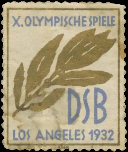 X. Olympische Spiele DSB