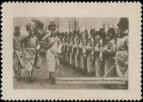 Einzug des Herzogpaares in Braunschweig