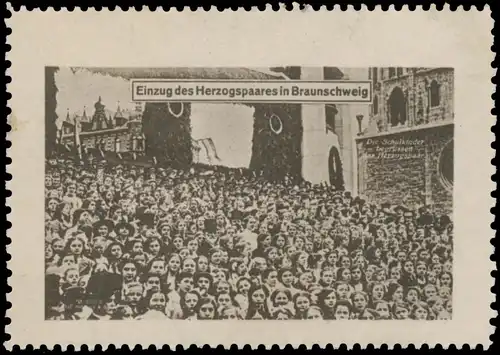 Einzug des Herzogpaares in Braunschweig