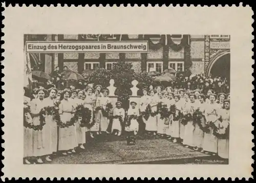 Einzug des Herzogpaares in Braunschweig