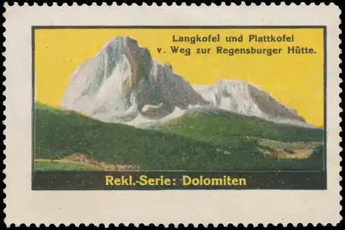 Langkofel und Plattkofel