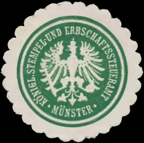 KÃ¶nigl. Stempel- und Erbschaftssteueramt MÃ¼nster