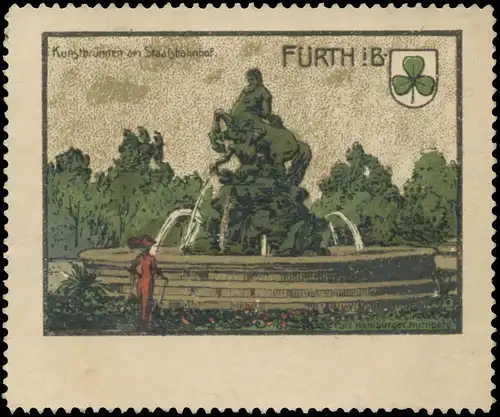 Kunstbrunnen am Staatsbahnhof