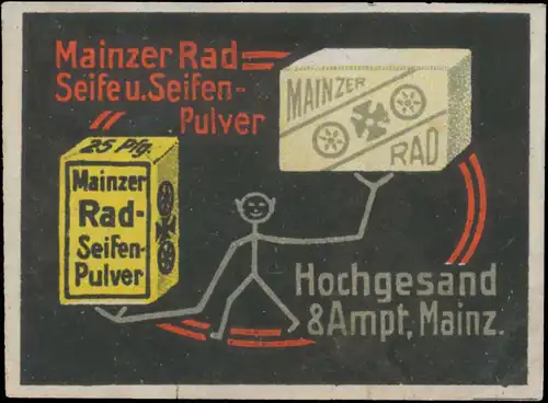 Mainzer Rad-Seife und Seifenpulver