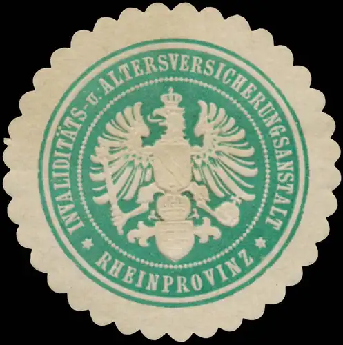 InvaliditÃ¤ts- und Altersversicherungsanstalt Rheinprovinz