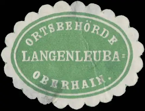 OrtsbehÃ¶rde Langenleuba Oberhain