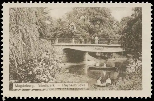 Stadtpark Magdeburg - Reyherbrücke