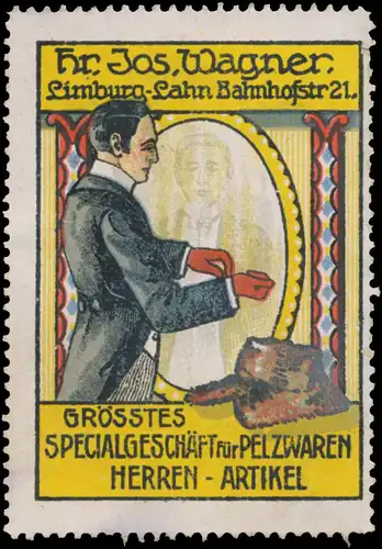 Grösstes Spezialgeschäft für Pelzwaren, Herren-Artikel