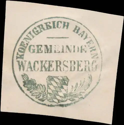 K. Bayern. Gemeinde Wackersberg