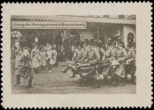 Einzug des Herzogpaares in Braunschweig
