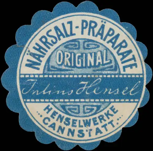 Julius Hensel NÃ¤hrsalz-PrÃ¤parate