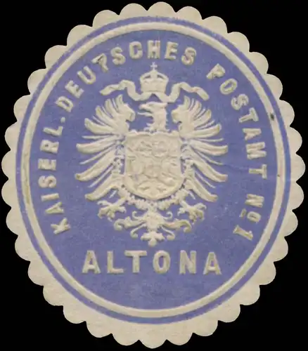 K. Deutsches Postamt No. 1 Altona