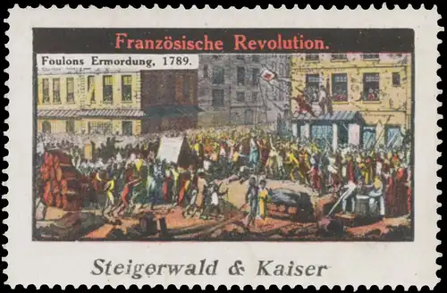 Foulons Ermordung, 1789