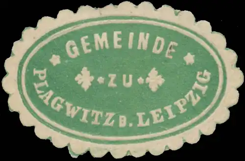 Gemeinde zu Plagwitz bei Leipzig