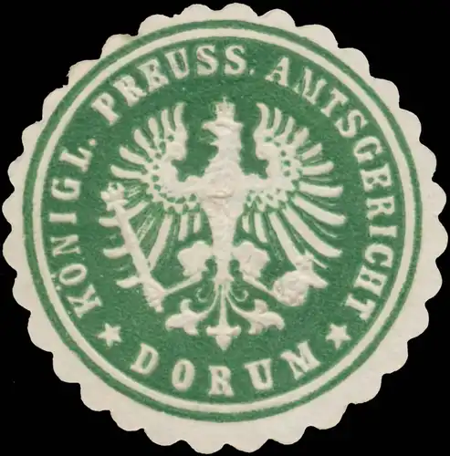 Königl. Preuss. Amtsgericht Dorum