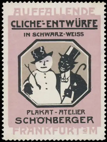 auffallende Cliche-Entwürfe