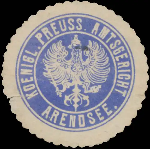 K.Pr. Amtsgericht Arendsee