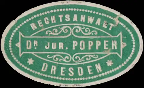 Rechtsanwalt Dr. jur. Popper