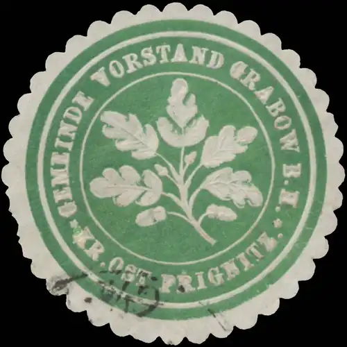 Gemeindevorstand Grabow B.H. Kreis Ost-Prignitz