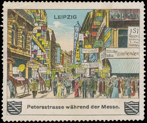 PeterstraÃe während der Messe