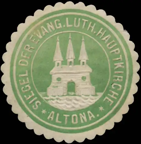 Siegel der evang. luth. Hauptkirche Altona